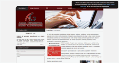 Desktop Screenshot of biuro-ag.pl